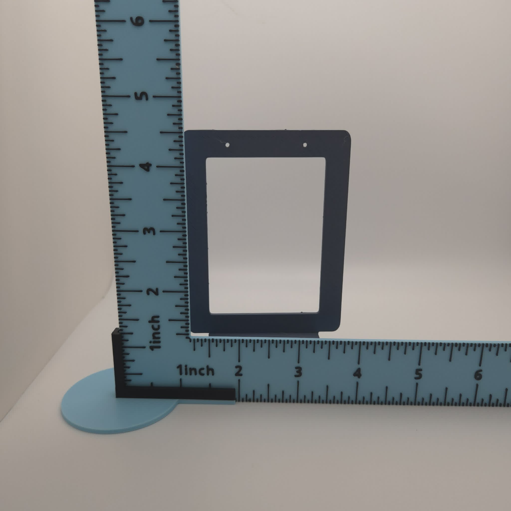 9" x 9" L-Shaped Flat Lay Jewelry Measure Ruler | Light Box Stand included for Collectibles and Jewelry