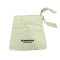 Burberry Beige Cotton Pouch Dust Bag  7x6 Logo Print Gift Storage Wallet Clutch