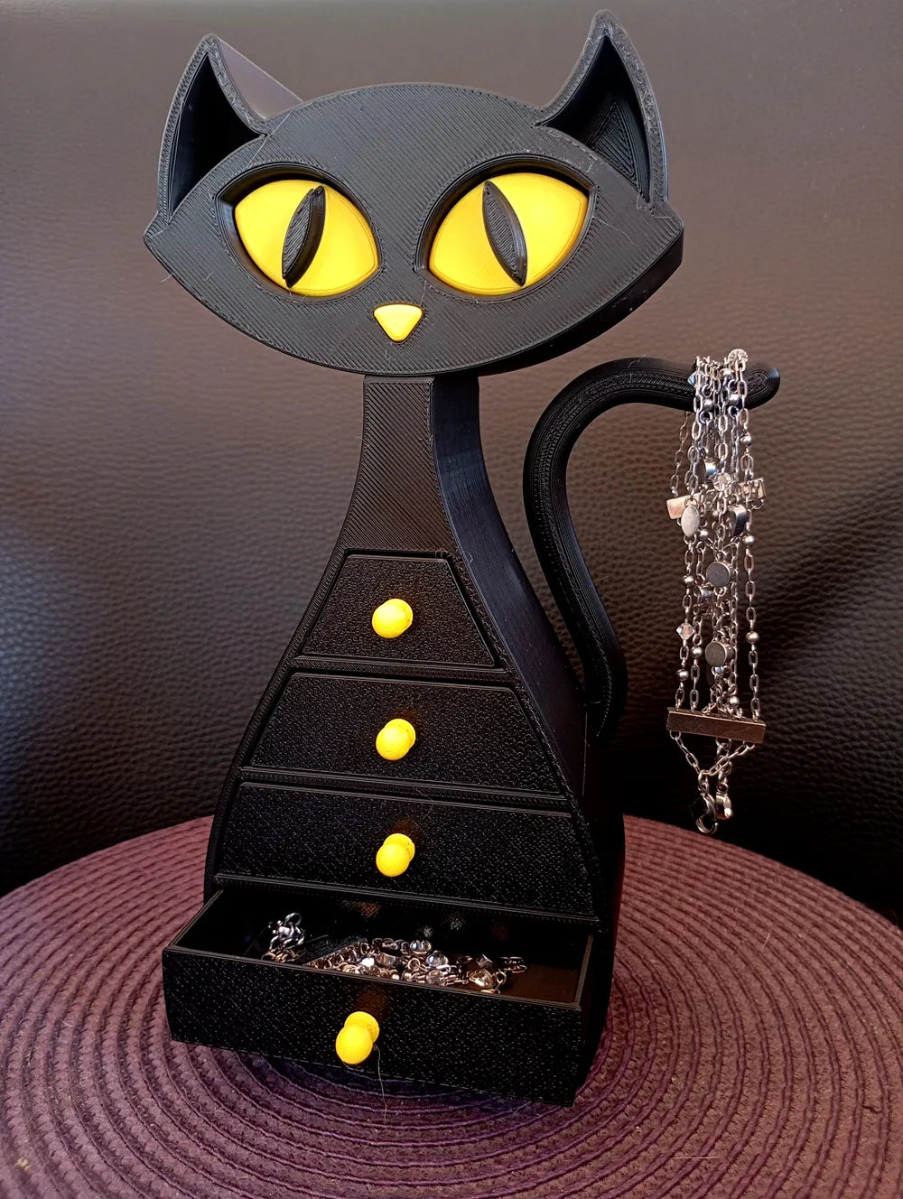 Atomic Cat drawer Jewelry Box