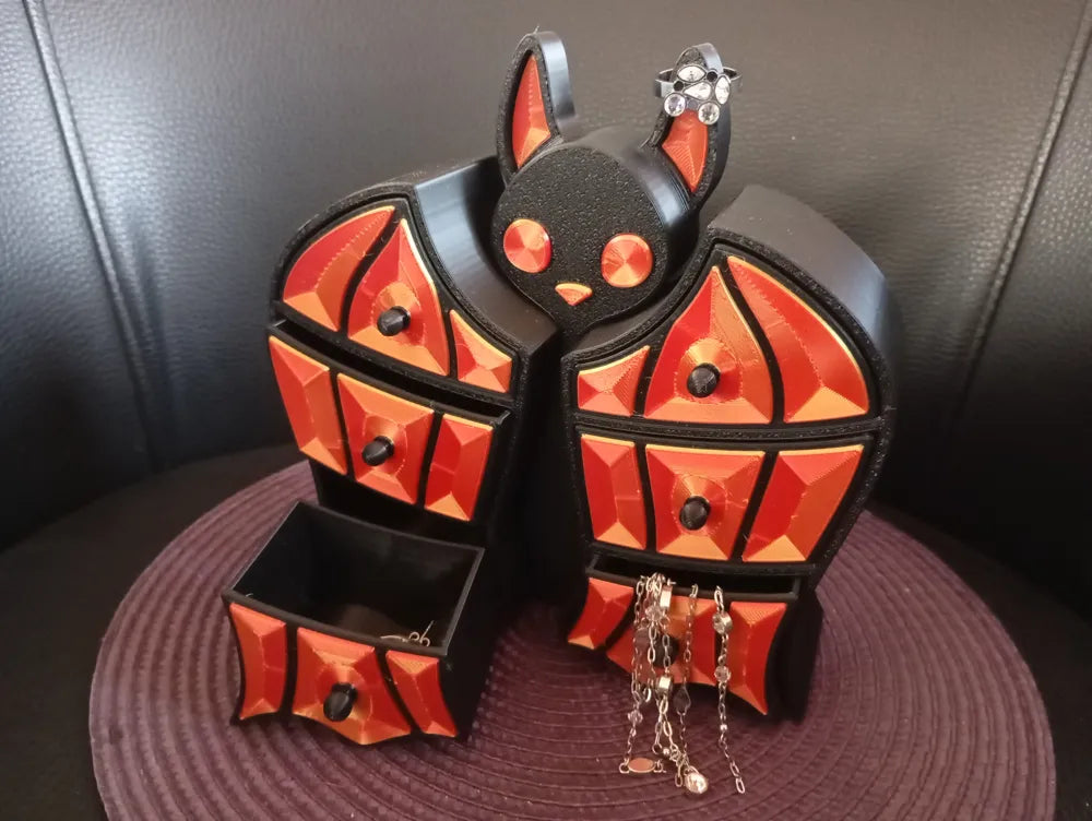 Bat Drawer Jewelry Box