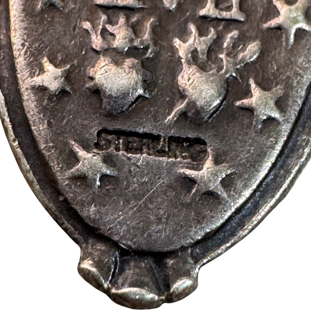 Miraculous Mary Medal Pendant Vintage Sterling Silver Religious Catholic Charm