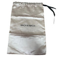 Mach & Mach Satin Drawstring Dust Bag 14”x9 Light Pink Storage Pouch Shoes Purse