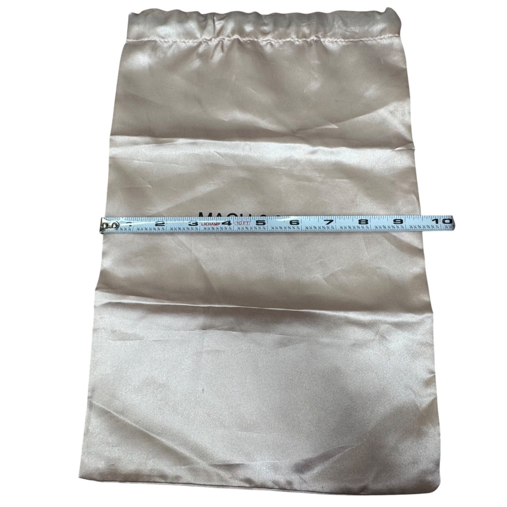 Mach & Mach Satin Drawstring Dust Bag 14”x9 Light Pink Storage Pouch Shoes Purse