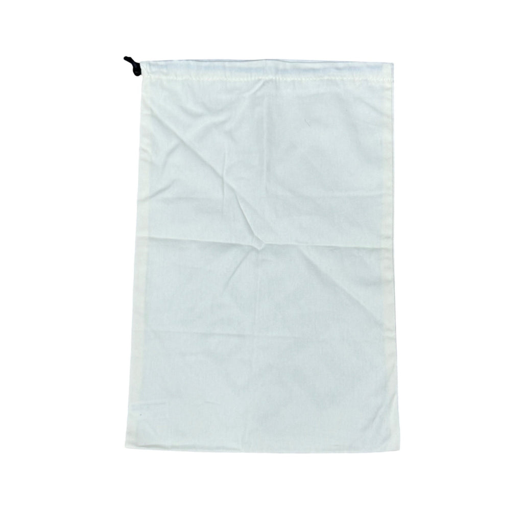 Fendi Flow White Drawstring Dust Bag Shoes Sneakers Replacement 12x17.75 Cotton