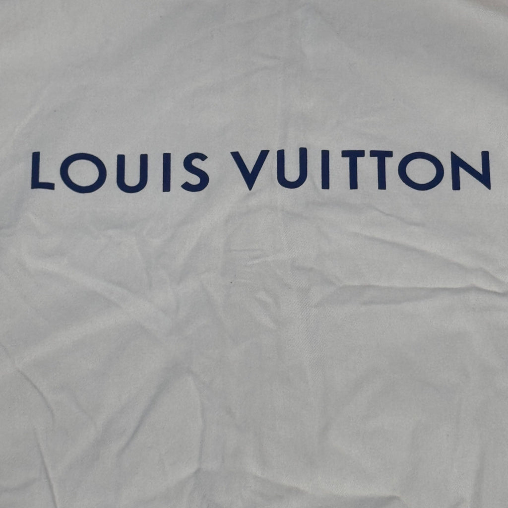 Louis Vuitton Cotton Fabric Garment Bag 48" x 23" Dress Suit Dust Bag Authentic