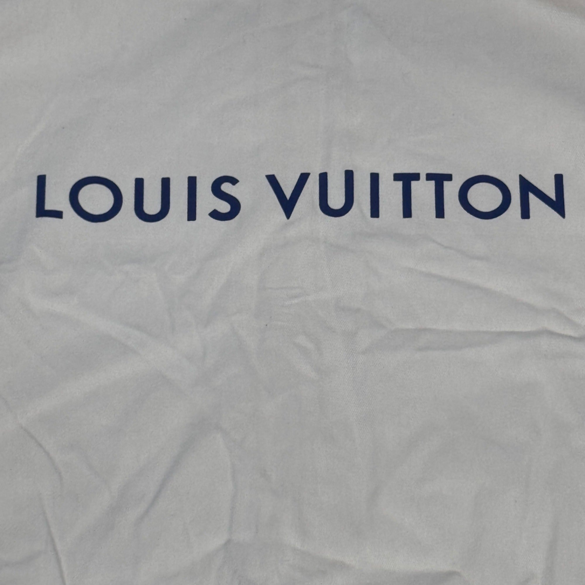Louis Vuitton Cotton Fabric Garment Bag 48" x 23" Dress Suit Dust Bag Authentic