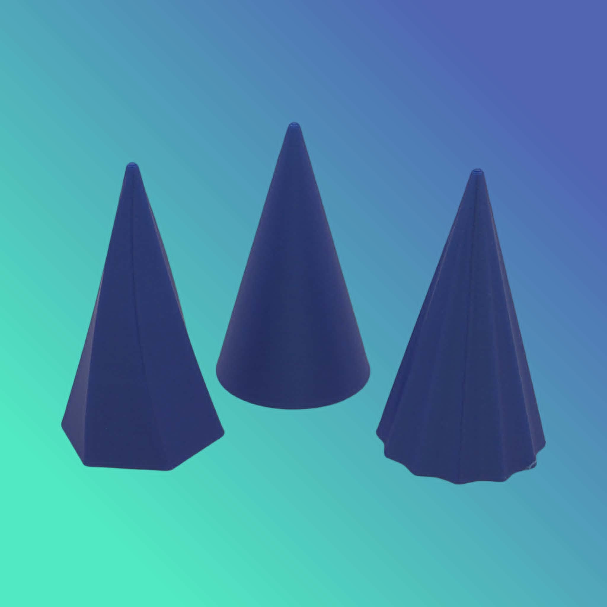 Ring Display Stand Set of 3 - Any Color