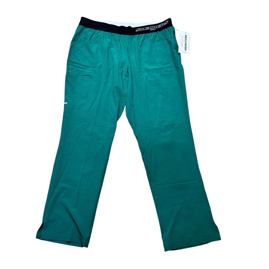 Skechers Barco Womens Green Elastic Waist Scrub Pants Size M Lot of 2 Pairs NEW