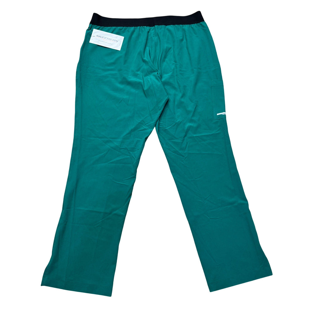 Skechers Barco Womens Green Elastic Waist Scrub Pants Size M Lot of 2 Pairs NEW