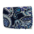 Vera Bradley Iconic Zip-In Jewelry Case Deep Night Paisley Cotton Travel Organizer