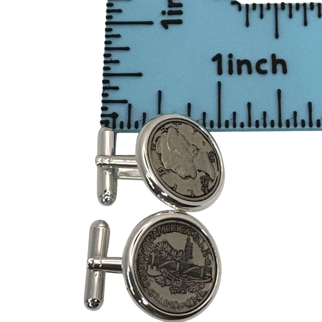 Brooks Brothers 1943 Mercury Dime Cufflinks Vintage Silver Coin Mens Gift In Box