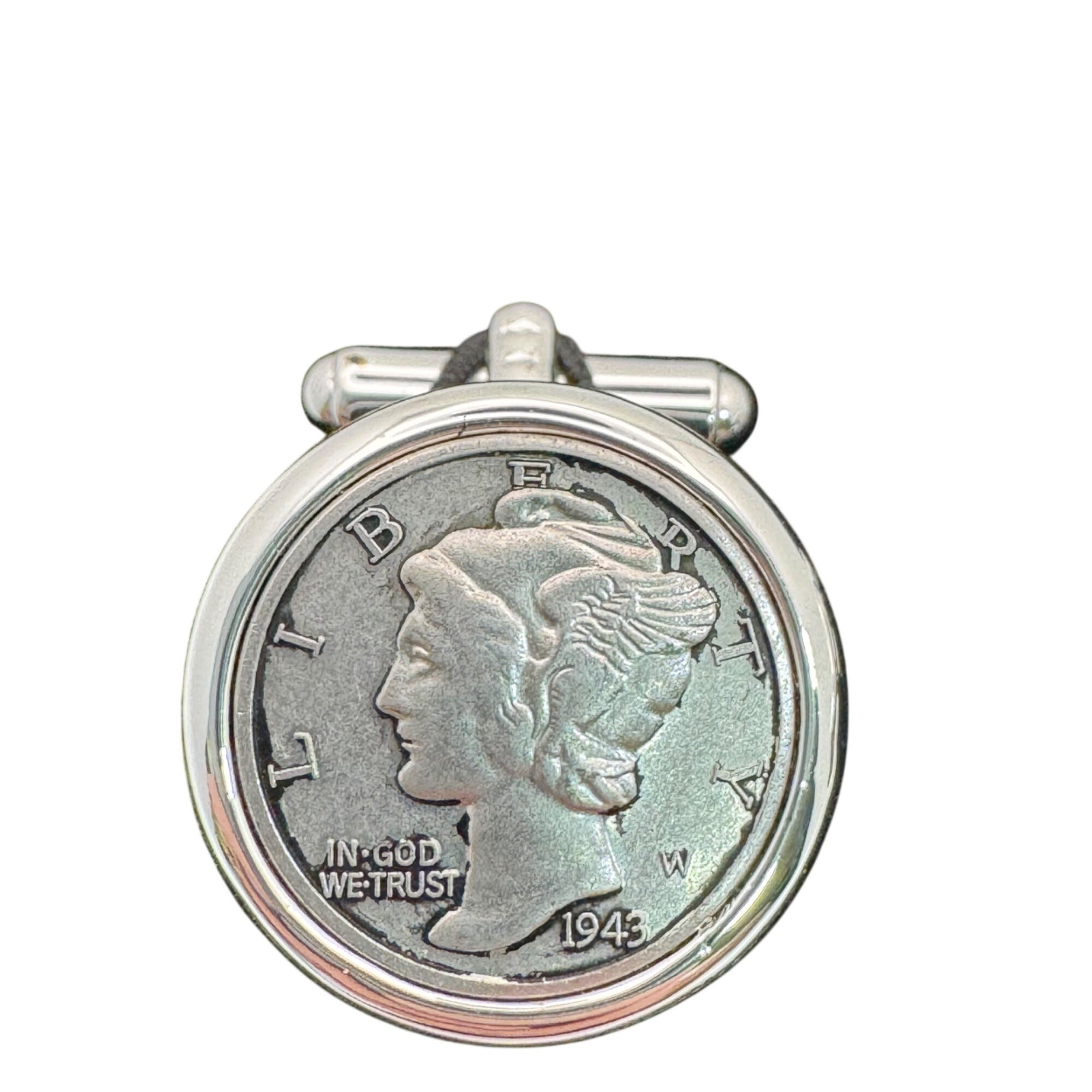 Brooks Brothers 1943 Mercury Dime Cufflinks Vintage Silver Coin Mens Gift In Box