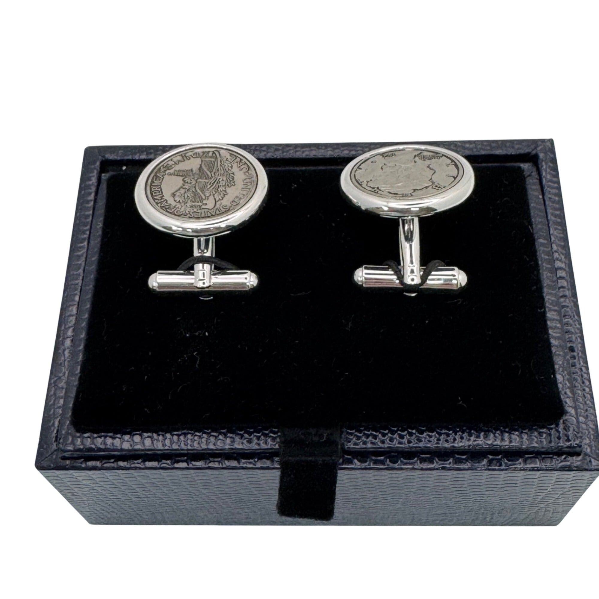 Brooks Brothers 1943 Mercury Dime Cufflinks Vintage Silver Coin Mens Gift In Box