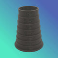 3D Printed Oval Bracelet Cuff Measuring Tool (5" - 8")