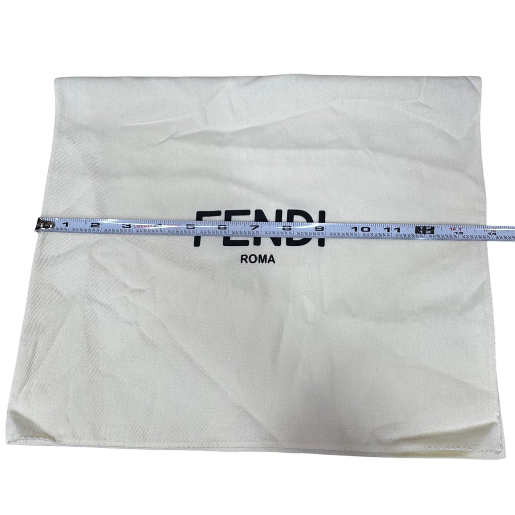 Fendi White Cotton Dust Bag 13.75X11.5 Handbags Purse Shoes Accessories Large
