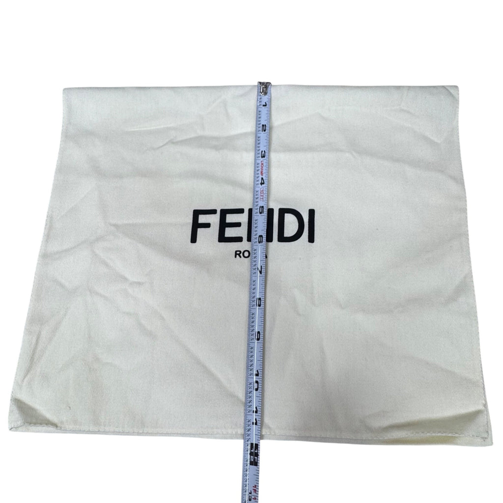 Fendi White Cotton Dust Bag 13.75X11.5 Handbags Purse Shoes Accessories Large