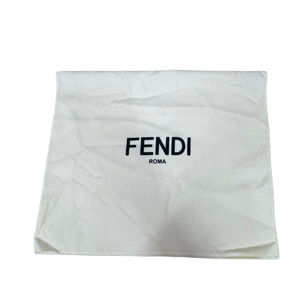 Fendi White Cotton Dust Bag 13.75X11.5 Handbags Purse Shoes Accessories Large