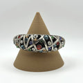 Swarovski Crystal Brighton Bangle Bracelet Rhinestone Silver-Tone Heart Tin Box