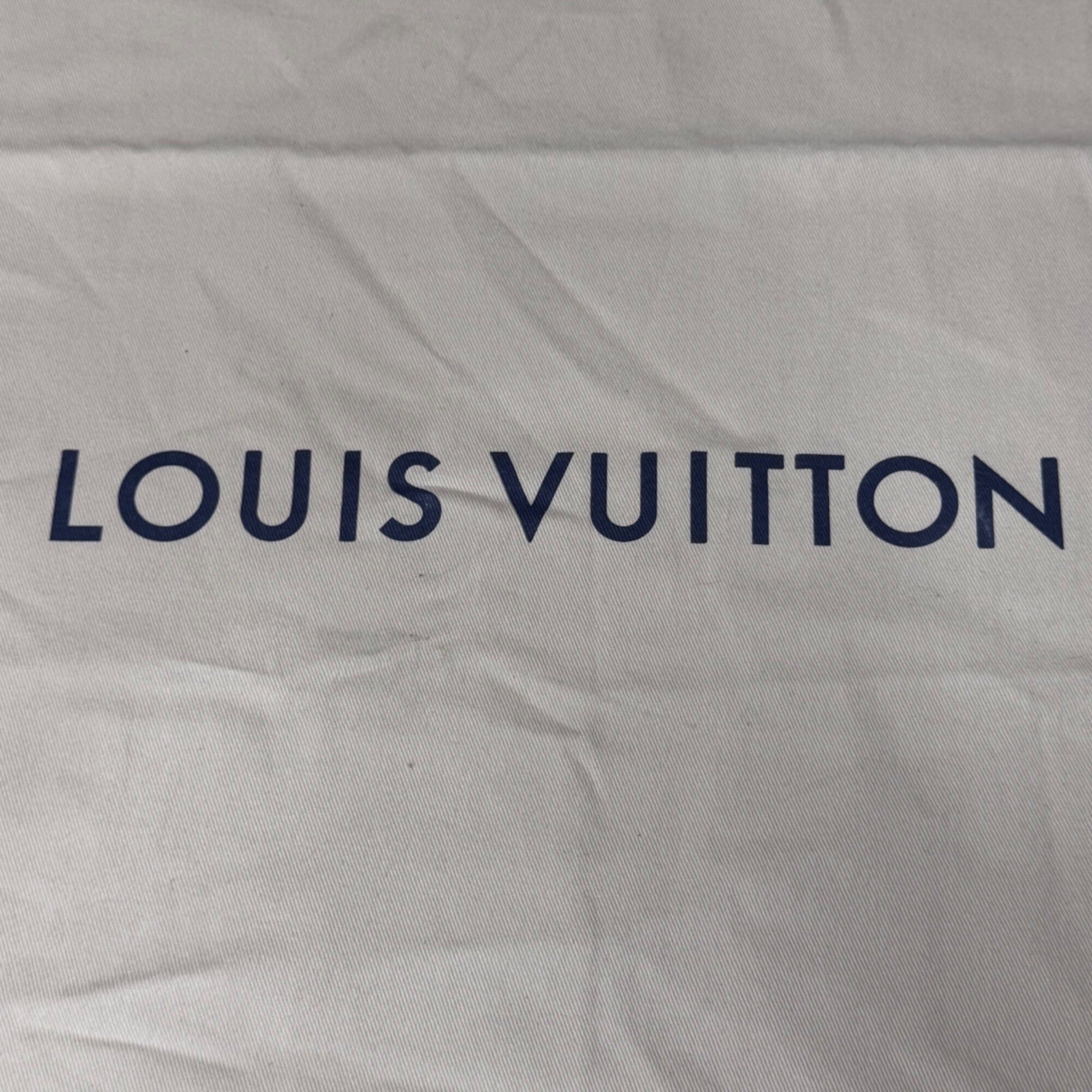 Louis Vuitton Dust Bag 17x17 Drawstring Storage Cotton Travel classic Authentic