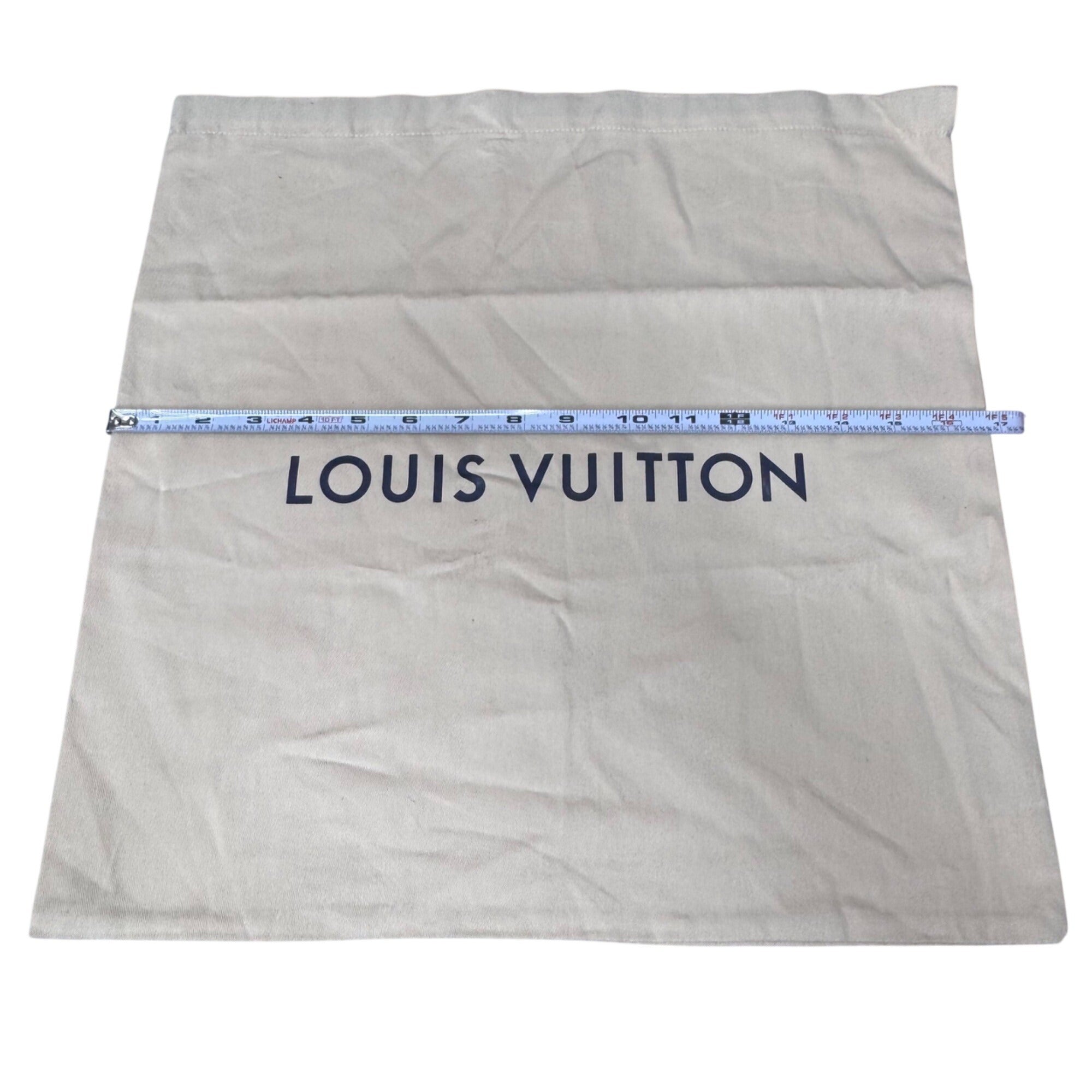 Louis Vuitton Dust Bag 17x17 Drawstring Storage Cotton Travel classic Authentic