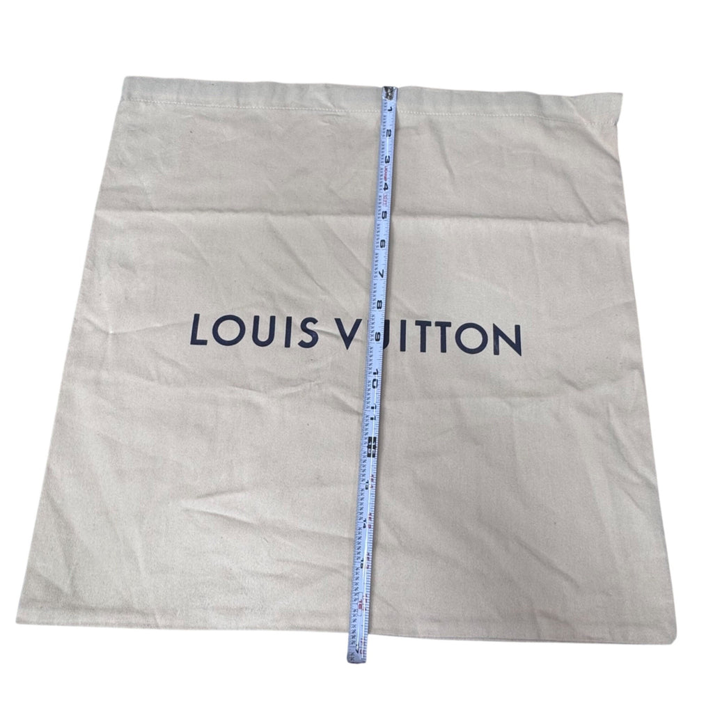 Louis Vuitton Dust Bag 17x17 Drawstring Storage Cotton Travel classic Authentic
