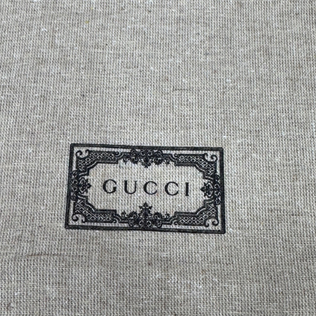 Gucci Beige Drawstring Dust Bag Accessories 17x8 Large Purse Handbag Shoes Boots