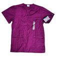 Cherokee Workwear Authentic Scrubs Womens V-Neck Top XS Maroon Burgundy Red NEW