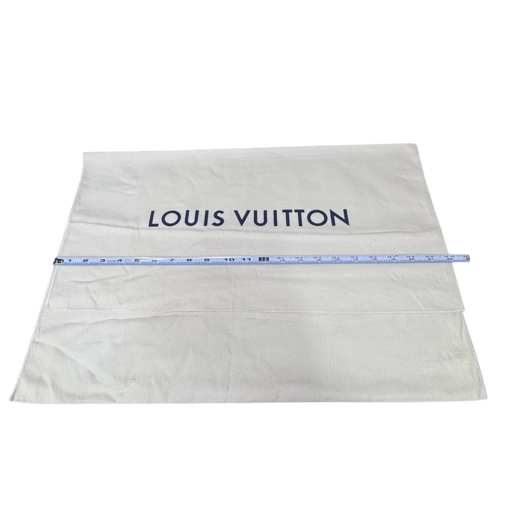Louis Vuitton Beige Dust Bag 22x15 Storage Gift Authentic Handbags Accessories
