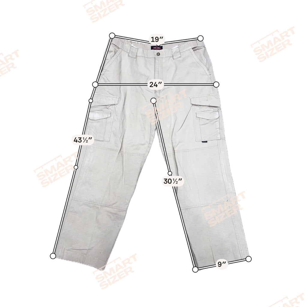 Tru-Spec Mens Ripstop Cargo Pants Beige Sz 38 x 30 Durable Tactical Outdoor Wear