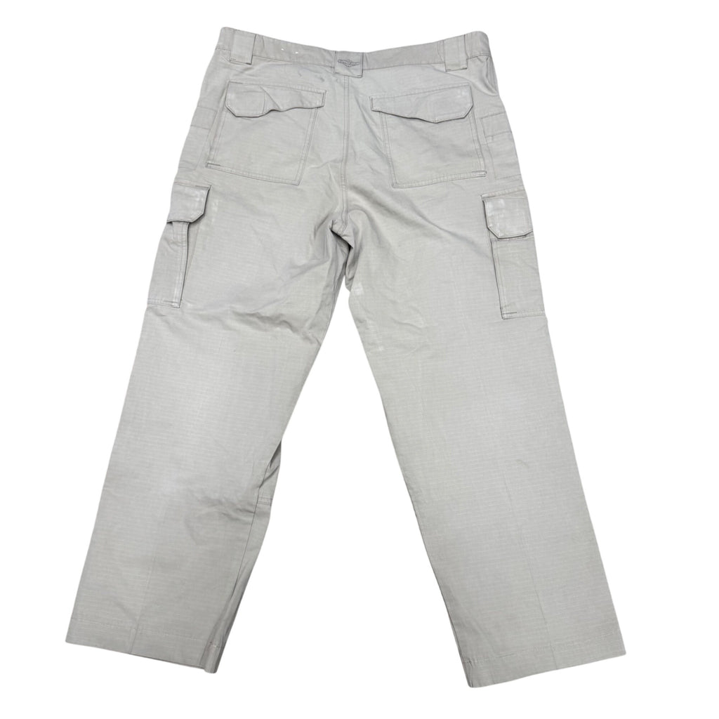 Tru-Spec Mens Ripstop Cargo Pants Beige Sz 38 x 30 Durable Tactical Outdoor Wear