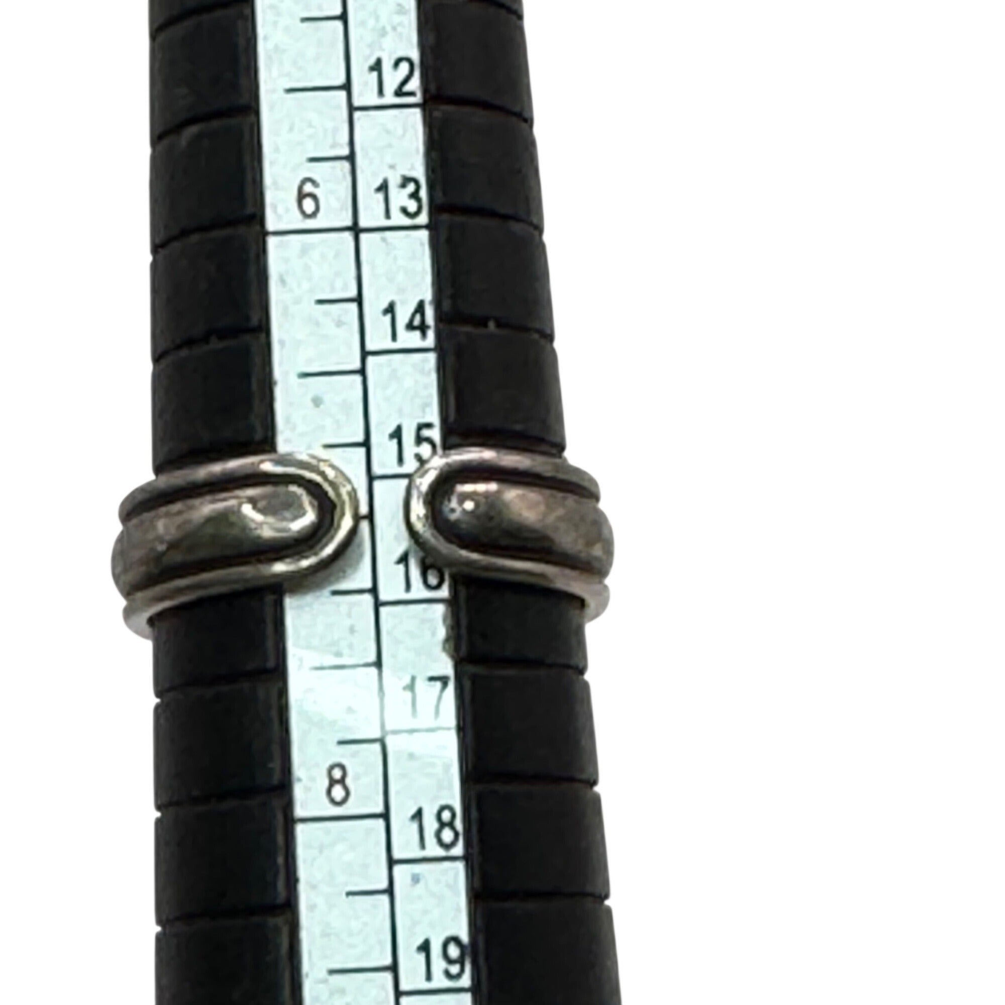 Sylvsmidja, Ring in 830 oxidized silver leaves Traditional Norwegian Bunad Sz 7