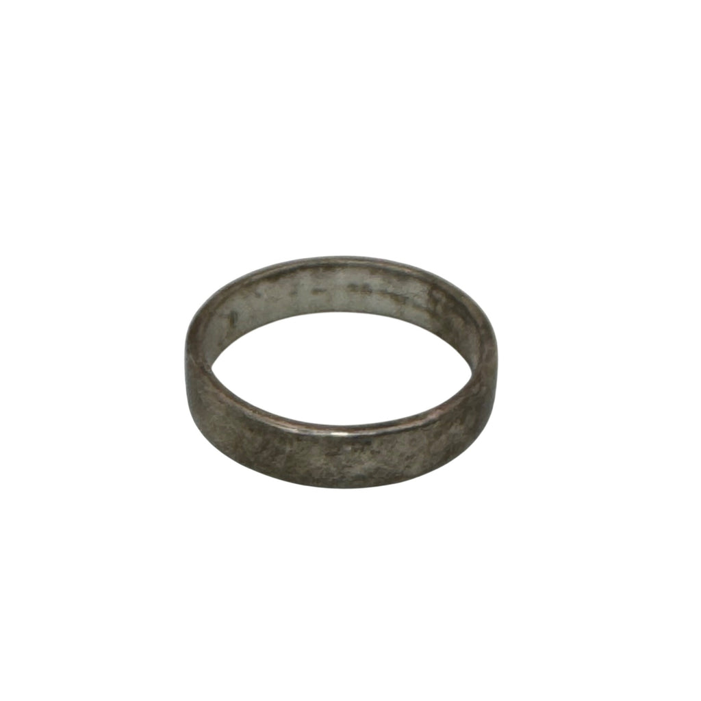 Sterling Silver Viking Runic Engraved Band Ring Vintage Size 10 Rune Mens Womens