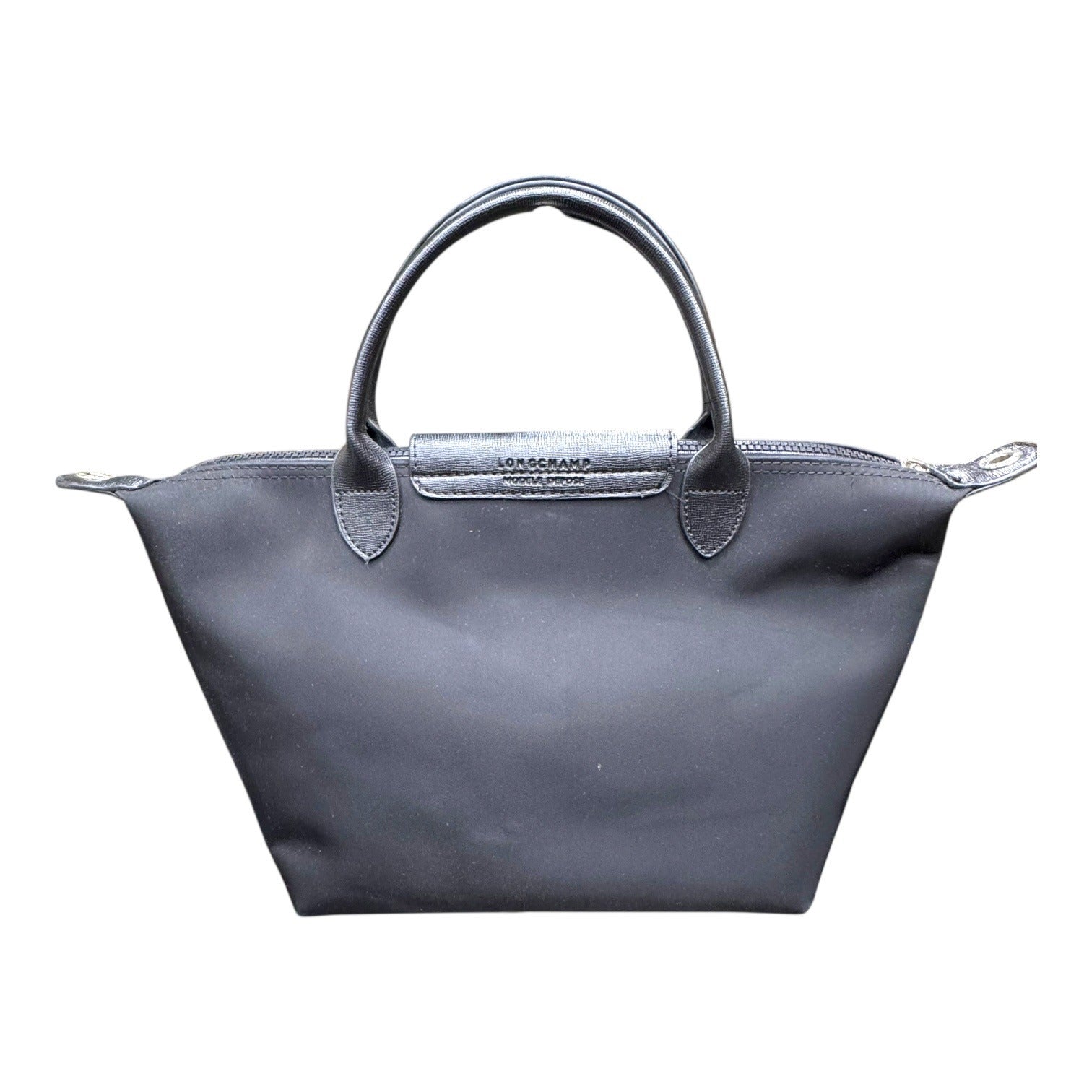 Longchamp Le Pliage M Modele Depose XL Travel Bag Fold-up Tote Gray Large