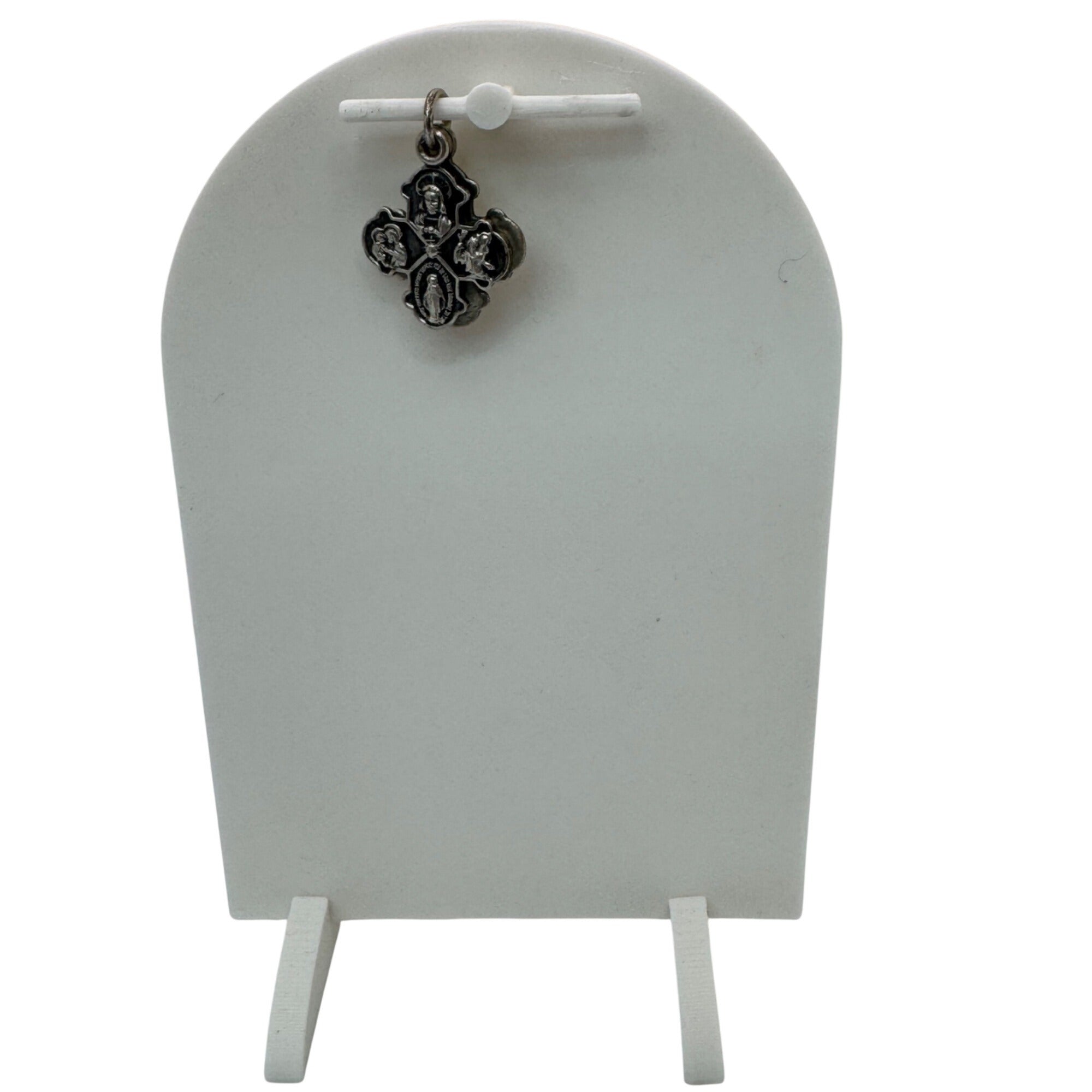 Creed 4 Way Sliding Cross Pendant Sterling Silver Catholic Cross 1" Charm Medal