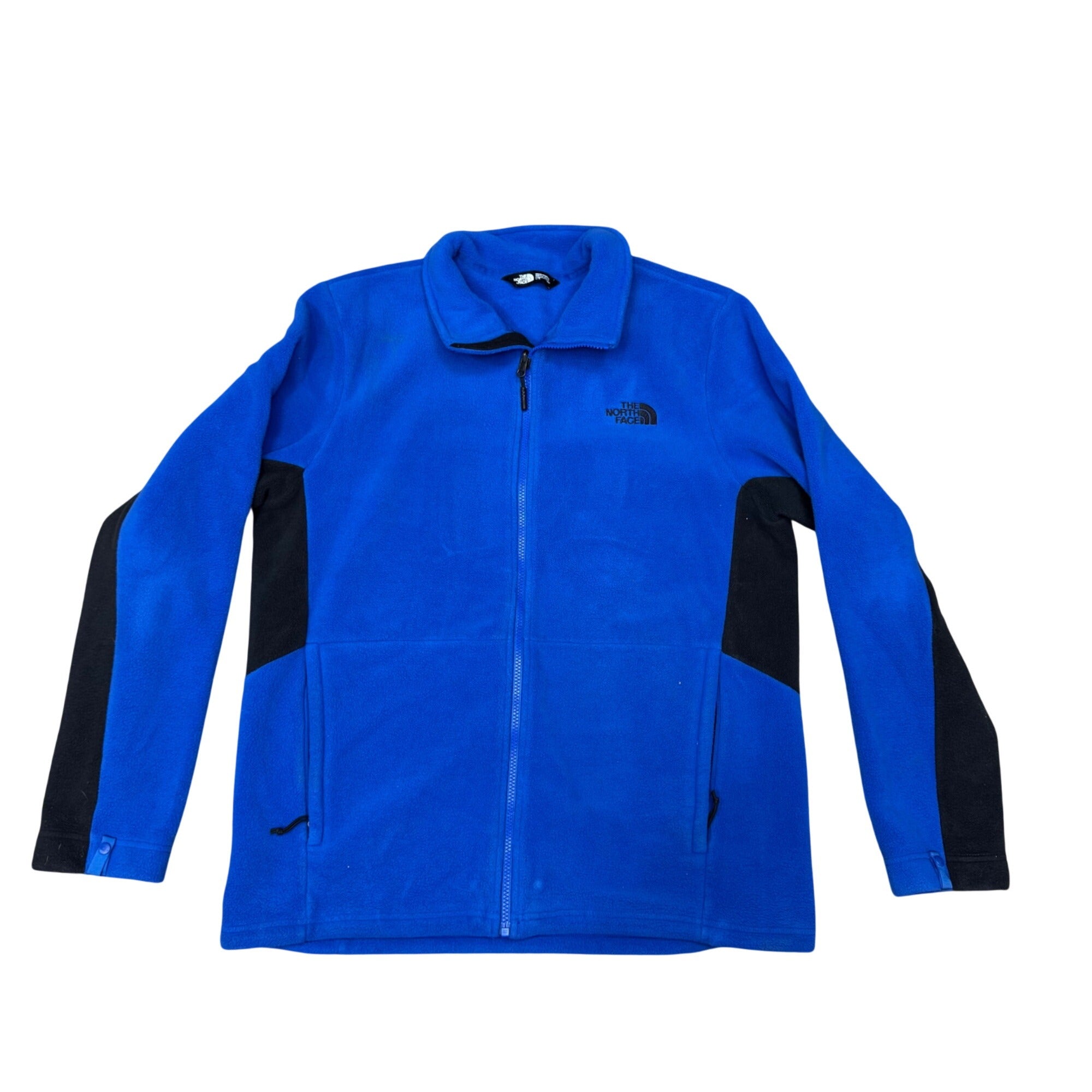 The North Face Khumbu Mens Blue Full-Zip Fleece Jacket Size Large Denali Hiking