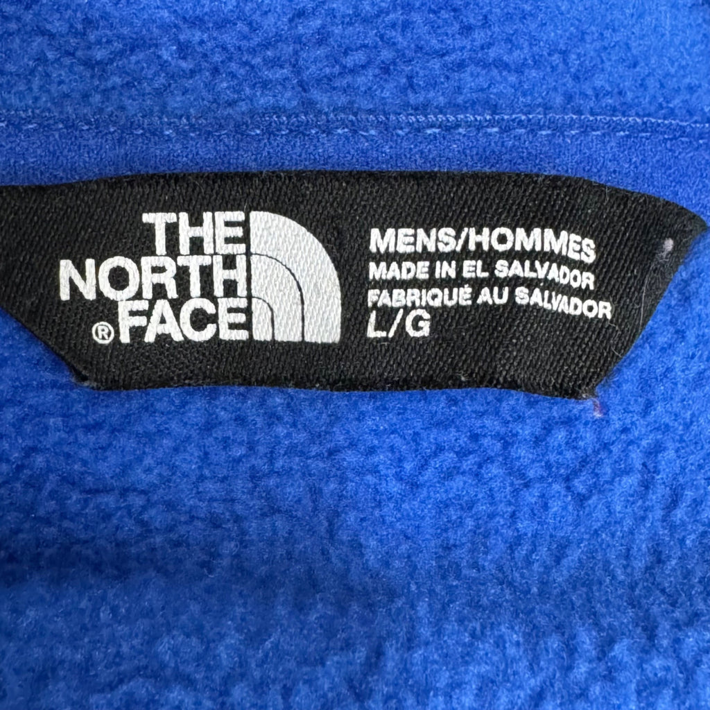 The North Face Khumbu Mens Blue Full-Zip Fleece Jacket Size Large Denali Hiking