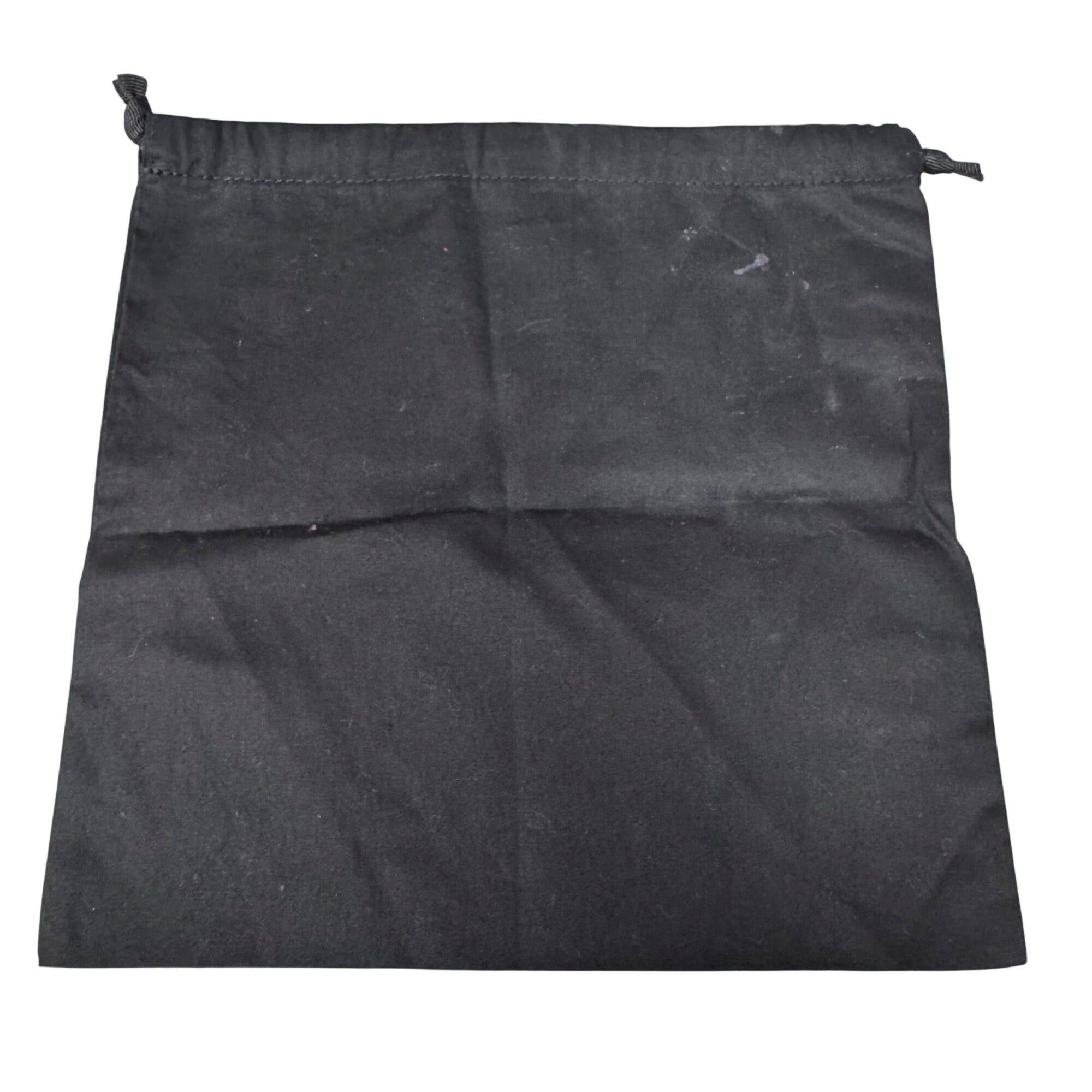 Judith Leiber Couture Black Dust Bag  Drawstring Storage 10x10 Clutch Minaudiere