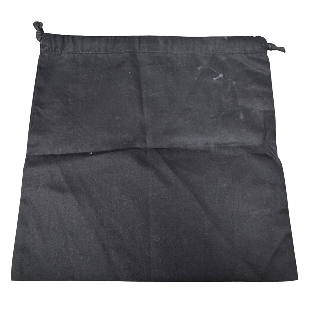 Judith Leiber Couture Black Dust Bag  Drawstring Storage 10x10 Clutch Minaudiere