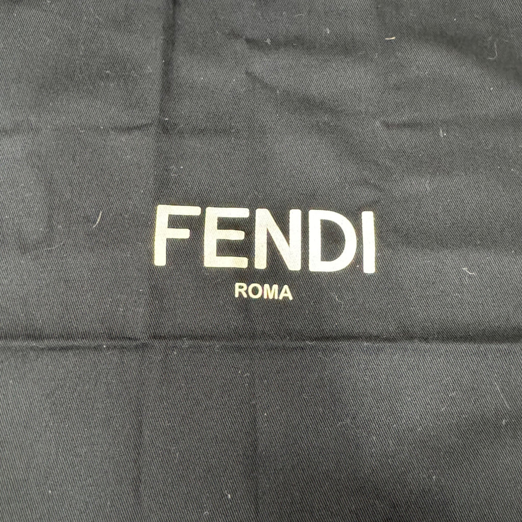 Fendi Black Drawstring Dust Bag 12” X 12” For Accessories & Storage
