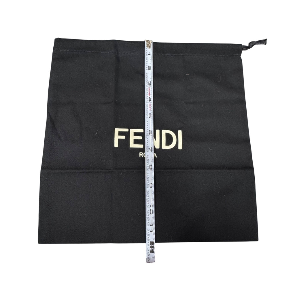 Fendi Black Drawstring Dust Bag 12” X 12” For Accessories & Storage