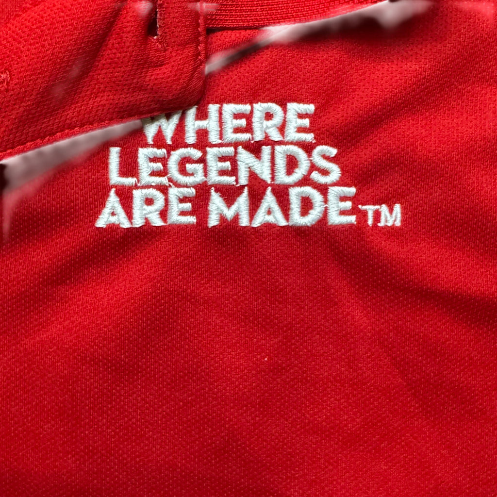 Alabama Crimson Tide Red Polo Shirt XL "Where Legends Are Made" Embroidered Logo