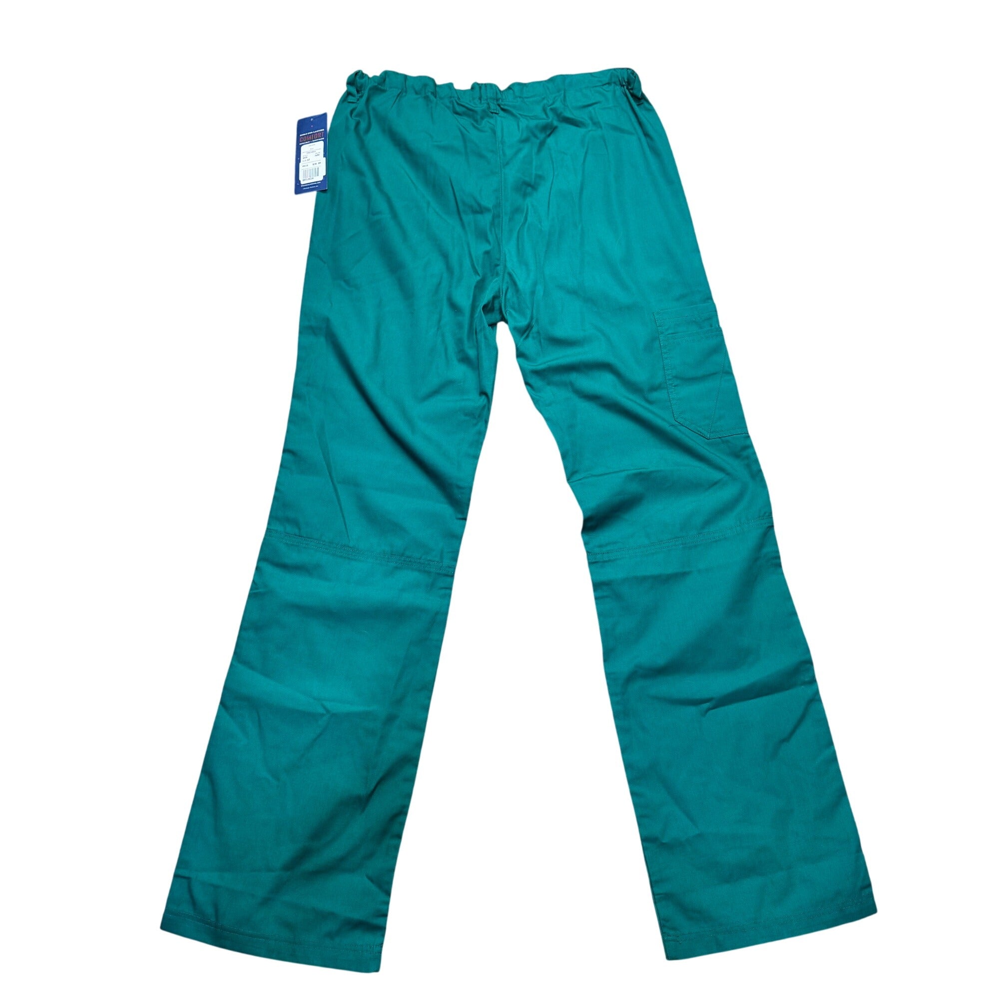 Cherokee Workwear Originals Scrub Pants Small Green Blue 4020T Cotton Blend NEW