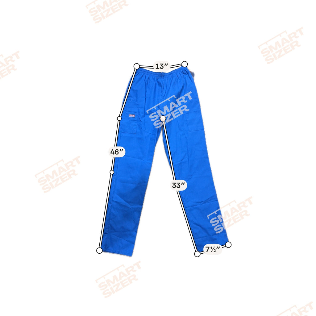Cherokee Workwear Originals Scrub Pants Small Green Blue 4020T Cotton Blend NEW