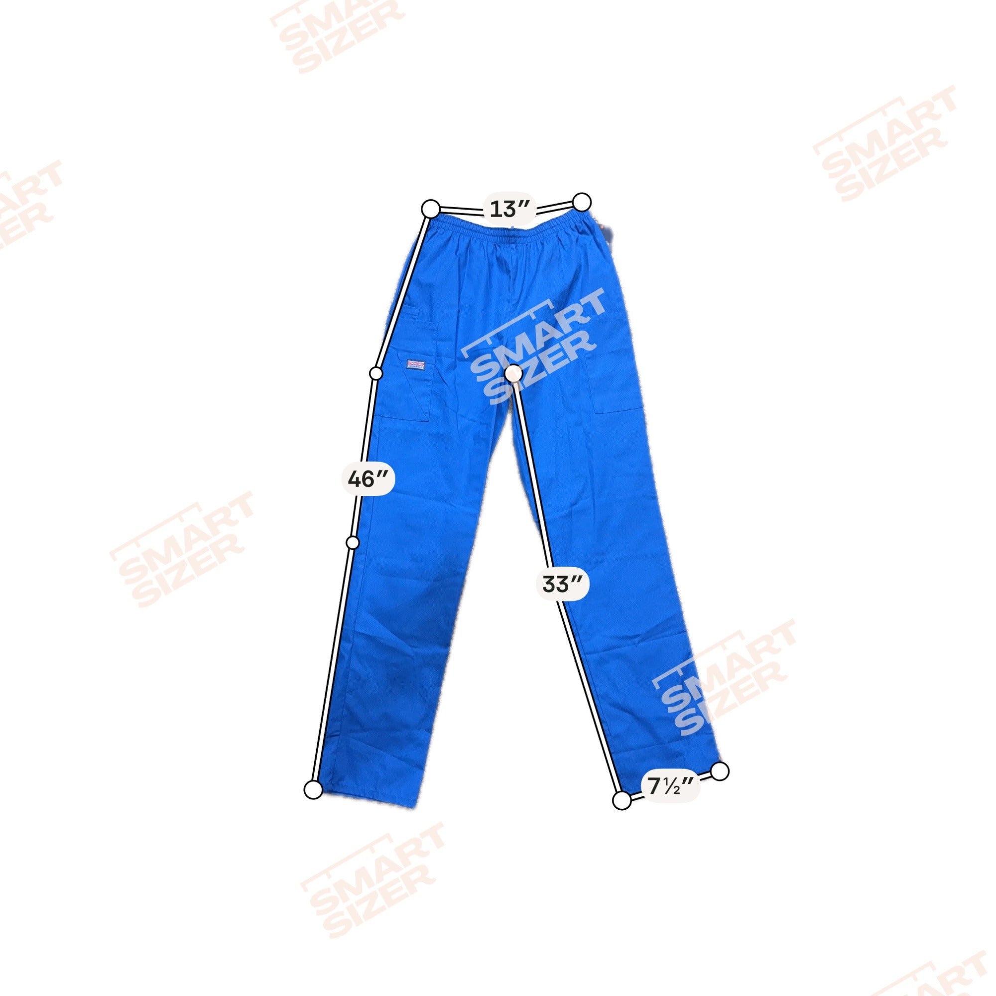 Cherokee Workwear Originals Scrub Pants Small Green Blue 4020T Cotton Blend NEW