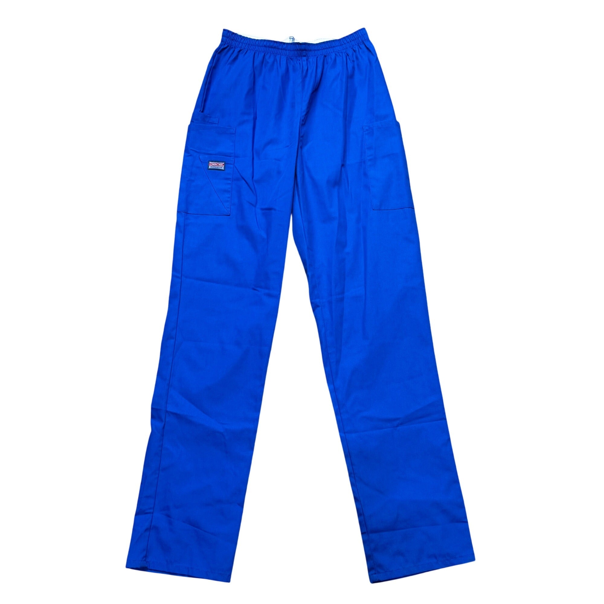 Cherokee Workwear Originals Scrub Pants Small Green Blue 4020T Cotton Blend NEW