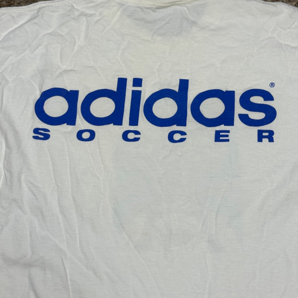 Vintage Adidas Florida Gators 1995 First Soccer Match Tee XL White Vintage READ