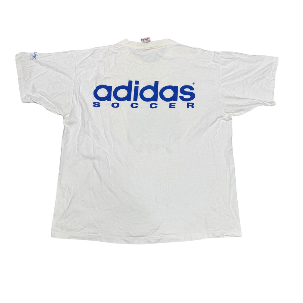 Vintage Adidas Florida Gators 1995 First Soccer Match Tee XL White Vintage READ