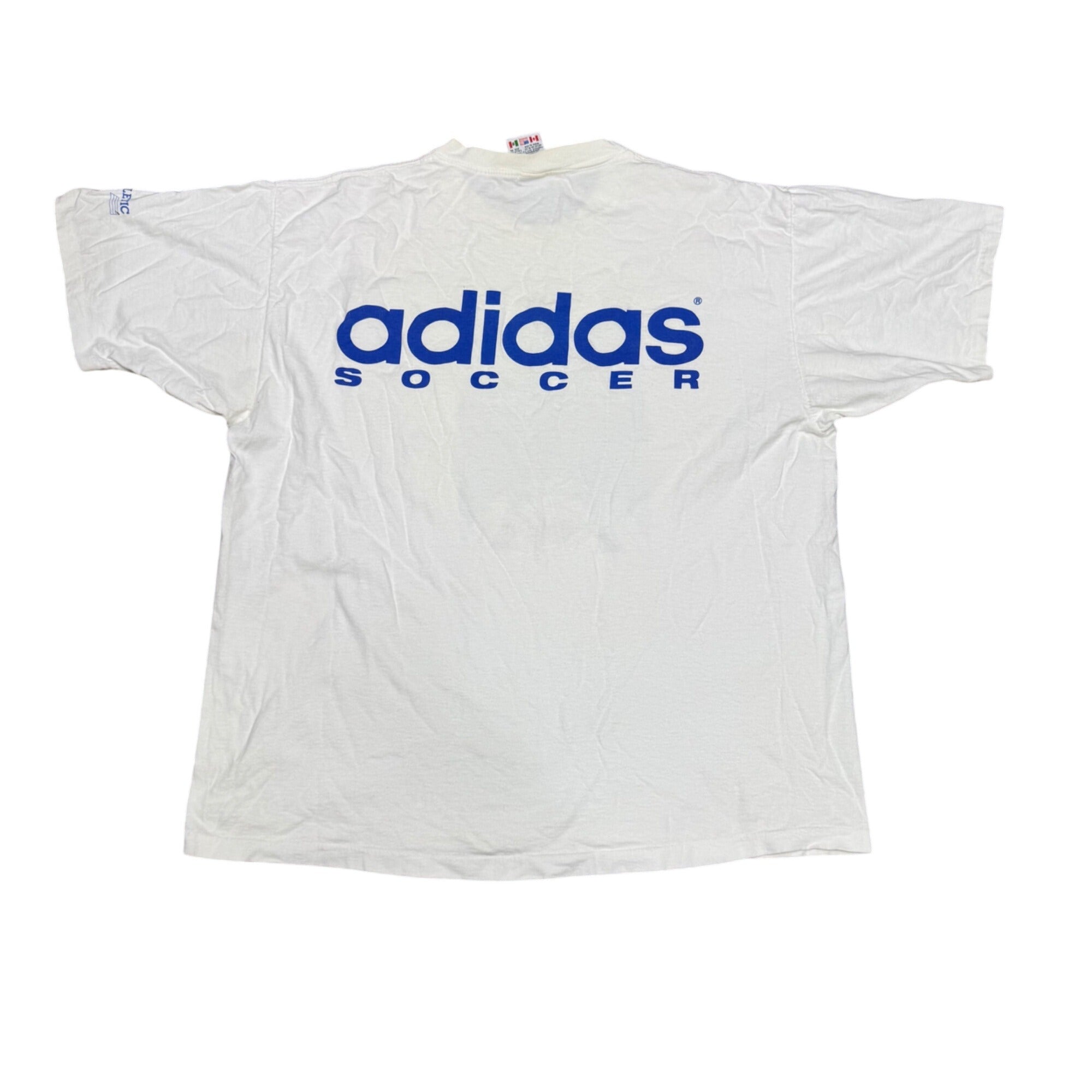 Vintage Adidas Florida Gators 1995 First Soccer Match Tee XL White Vintage READ