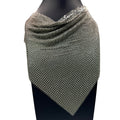 VTG Whiting and Davis Disco Diva 1970s CHAINMAIL Scarf Necklace 21" Extra Large