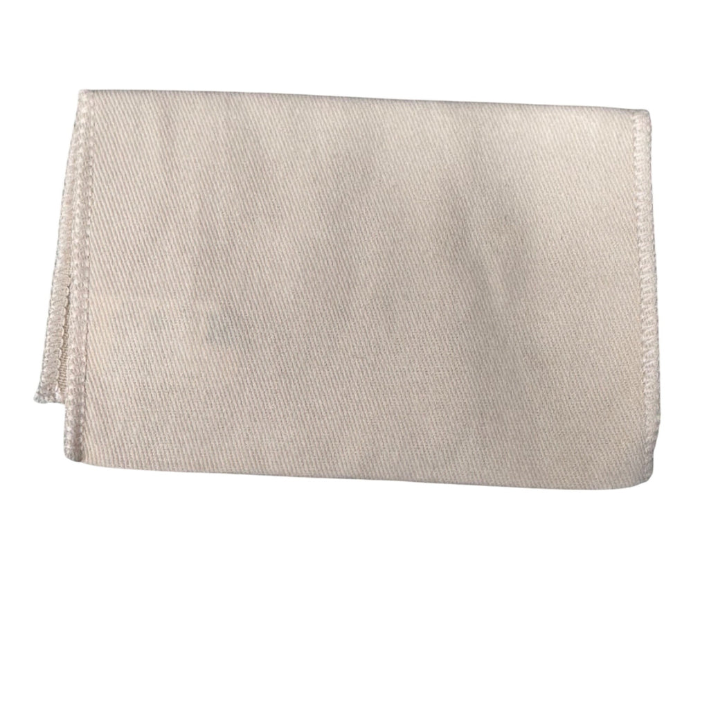 Louis Vuitton Beige Cotton Dust Bag 5X3.5 Clutch Wallet Accessories Small Items
